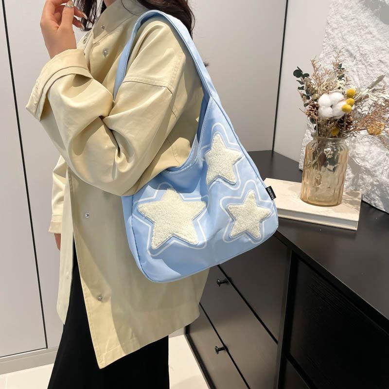 Beautiful Bag Women's Large-capacity 2025 New Summer Foreign Shoulder Bag Cloth Bag Texture Commuter Niche Tote Bag