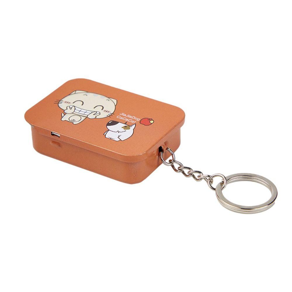 

with Sliding Lids Push-Pull Tin Box DIY Sliding Cover Box Cartoon Metal Box Lipstick Type F