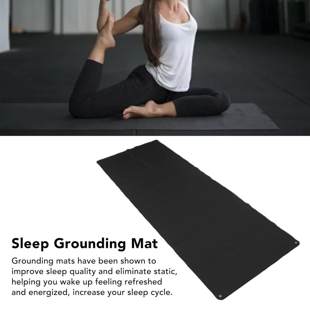 Grounding Mat Eliminate Static Deep Sleep Aid Reduce Inflammation Pain Stress Relief Bed Grounding Mat