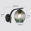 Modern Wall Light Sconces Creative Lantern Glass Lampshade Indoor Dining Room Living Room Lamp