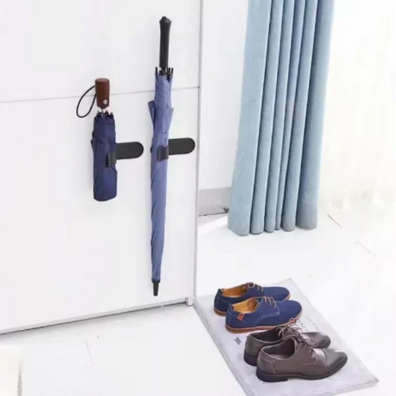 1/2pcs Car Umbrella Holder Hook Universal Interior Trunk Umbrella Storage Fastener Clip Strong Adhesion Auto Accessories