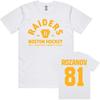 2026 New Rozanov 81 Boston Raiders Men's Women's T Shirt Graphics Heated Rival Oversized Women's Short Sleeved Cheap Tshirt