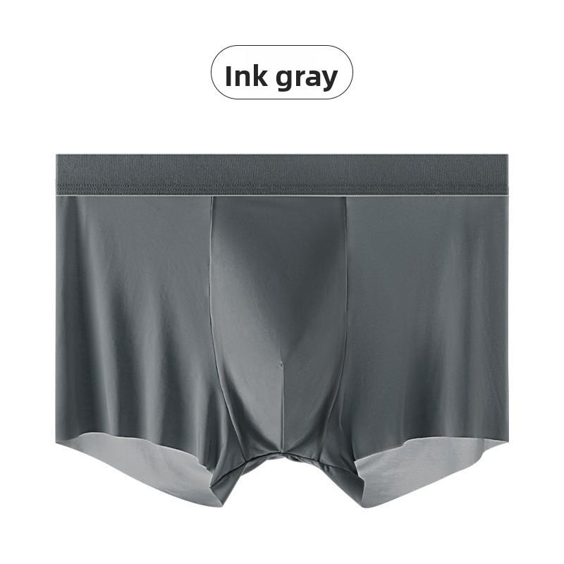 Plus-size Men's Summer Ice Silk Mulberry Silk 10A Antibacterial Crotch Cool Briefs