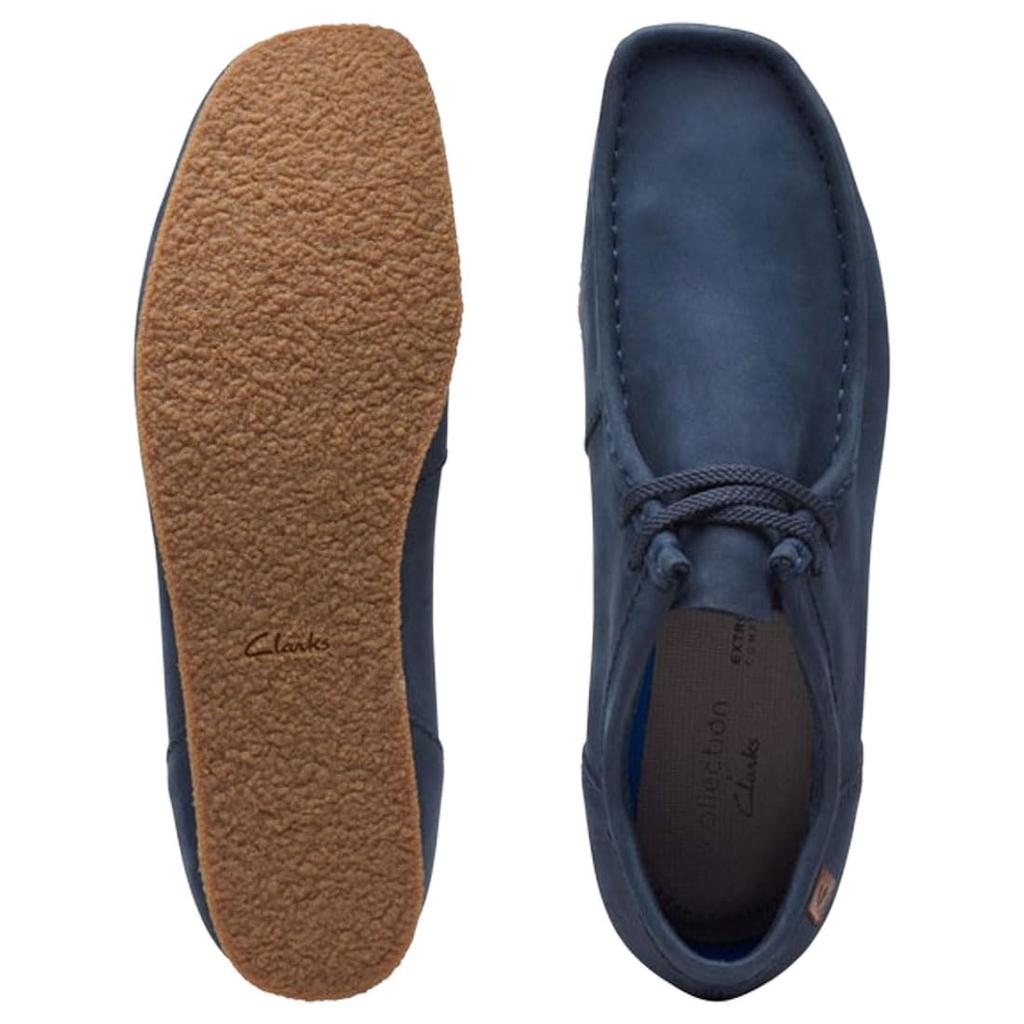 მოკასინის ფეხსაცმელი Shaker ნუბუკი ლურჯი მუქი ლურჯი ყოველდღიური SHACRE 2 RUN 26159433 [Clarks] მუქი ლურჯი_ნუბუკი UK9(27.0 სმ)