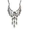 Classic Vintage Pirate Skeleton Skull Choker Necklace Pendant For Women Men Retro Rhinestone Biker Gothic Punk Party Jewelry