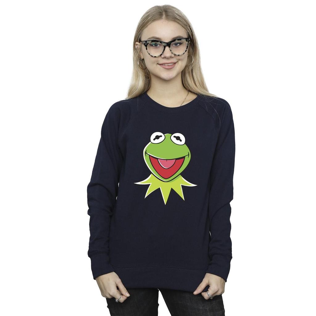 Disney Womens/Ladies Muppets Kermit Head Sweatshirt