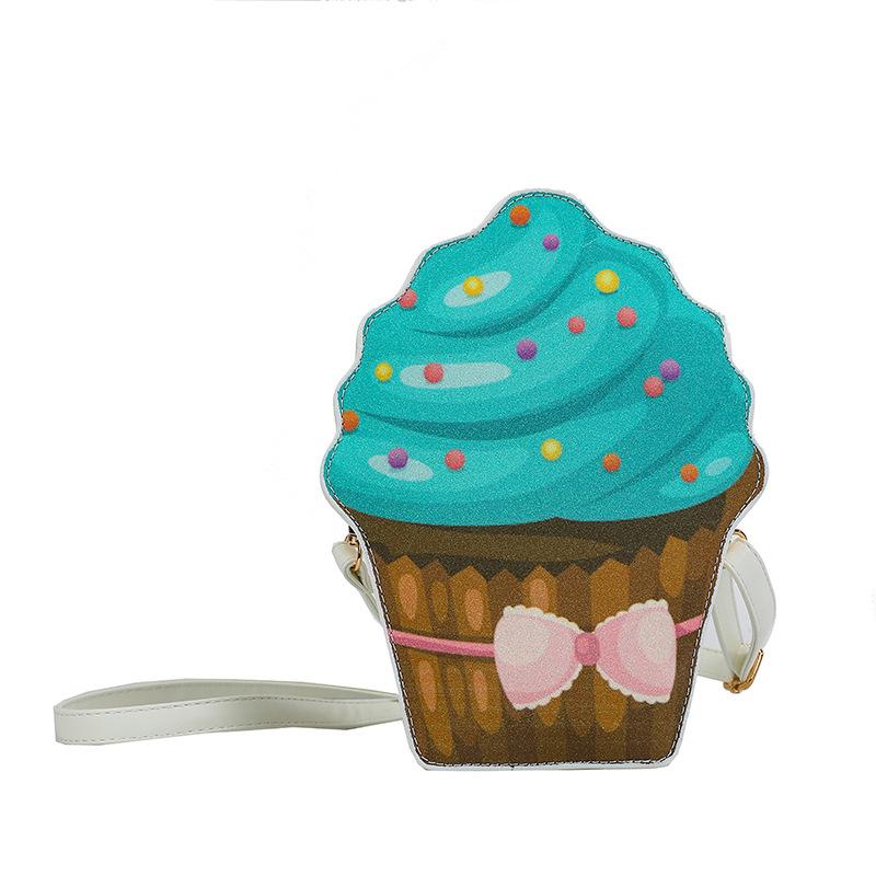 

Bags cartoon small bag 2025 new Mori sweet girl funny personality cake shoulder crossbody small round bag синий