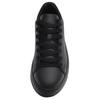 Zara Pu Round Toe Thick Sole Low Top Sneakers Men Sneakers Black 12255420800