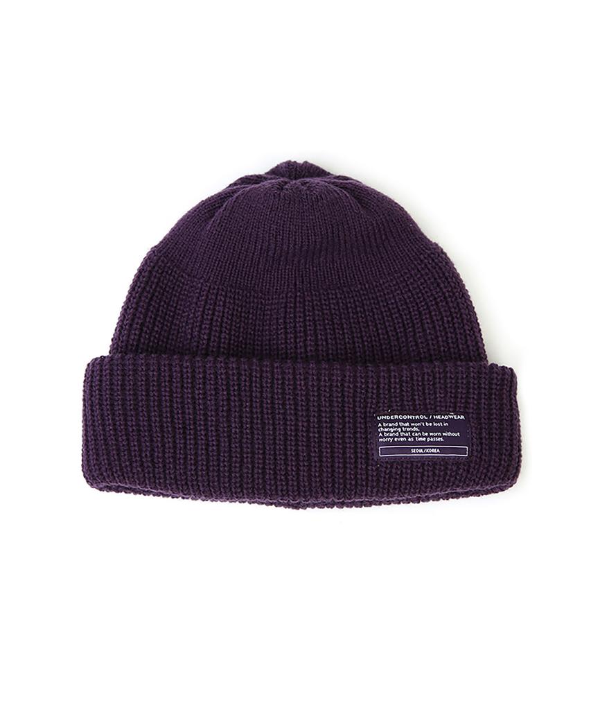 Eondeokeonteulol Winter Short Beanie Beanie / Monk Fit / Purple