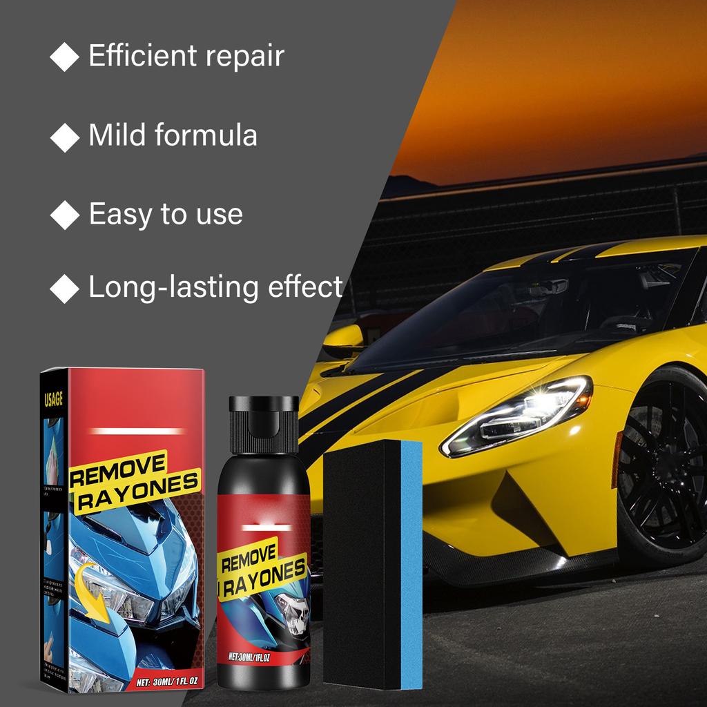 Car Scratches Remover,Car Scratch Kit With Sponge, Auto Paint Scratches Remover For Maintenance 30ML