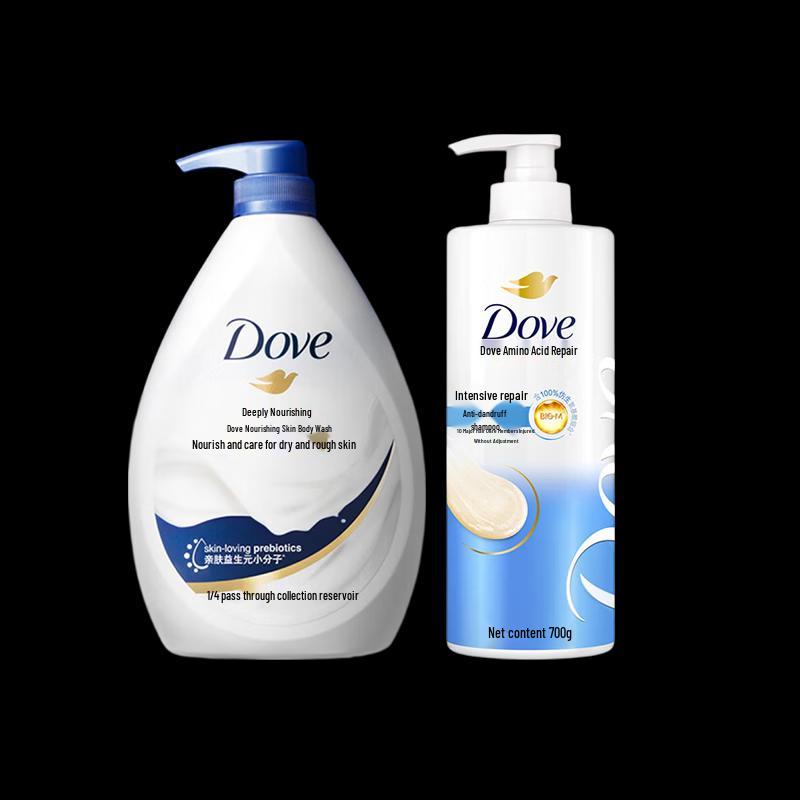 Набор гель для душа и шампунь Dove Глубокое питание