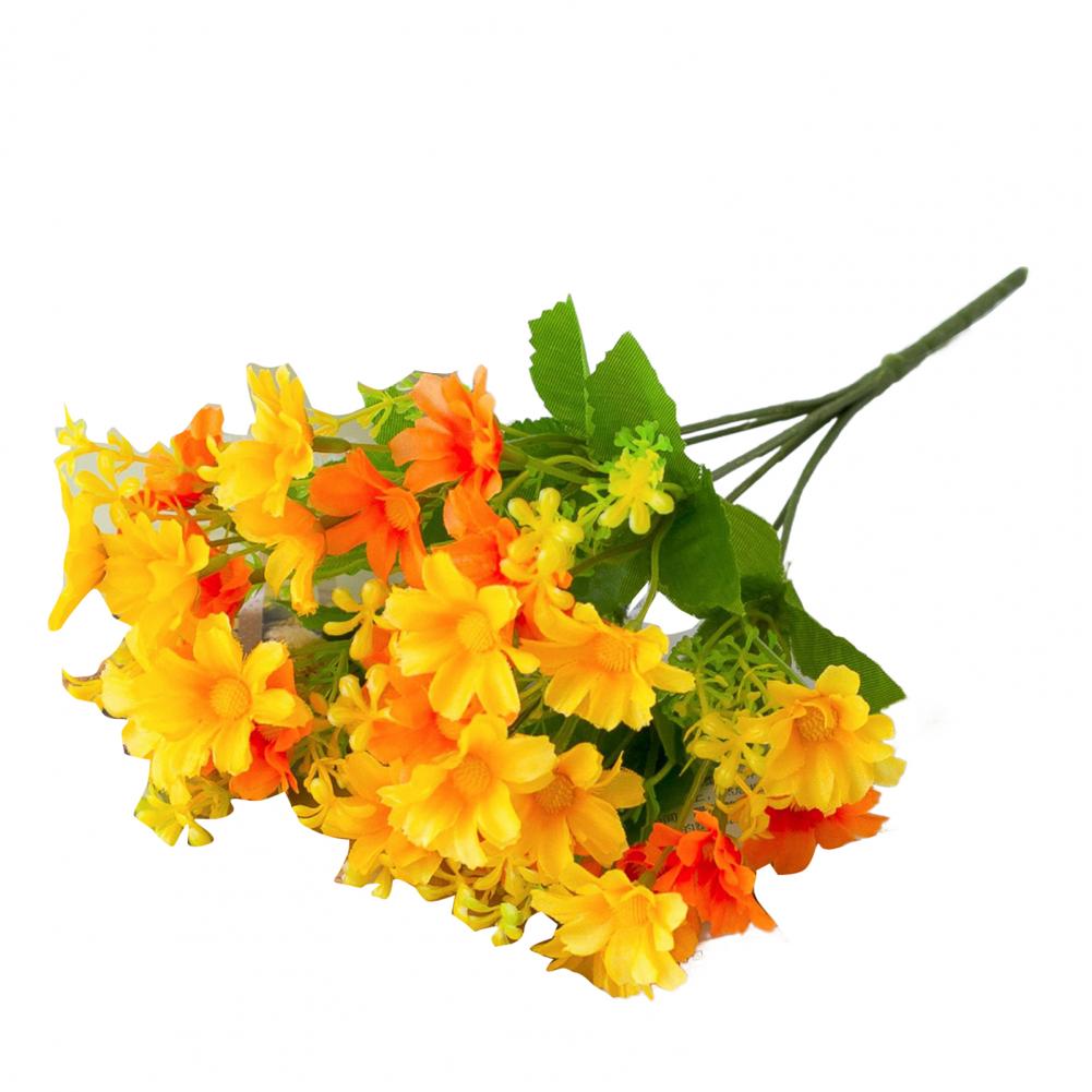 Artificial Flower Bouquets Artificial Flowers Decor Elegant Silk Floral Bouquet for Wedding Party Home Decor Realistic Fake