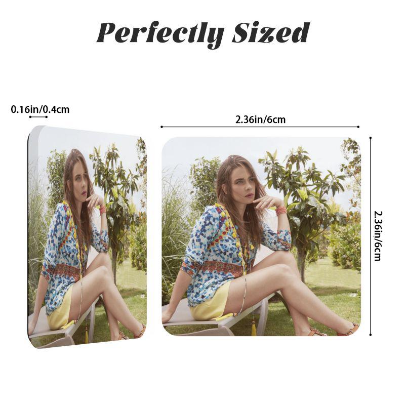 Customized photos Magnetic refrigerator sticker DIY creative baby photos Couple photos Customized Acrylic Fridge Magnets