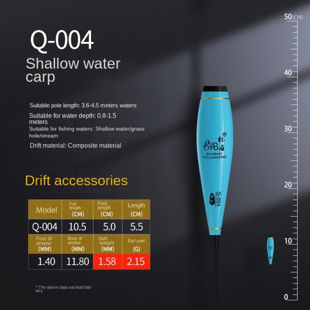 

Inner Float Body Bottom Part Composite Fishing Floats Part Fishing Floats Body Fishing Accessory Q-04