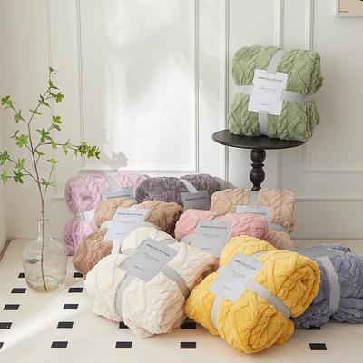 Plush Taffeta Velvet Fleece Blanket - Soft, Cozy Office or Gift Blanket