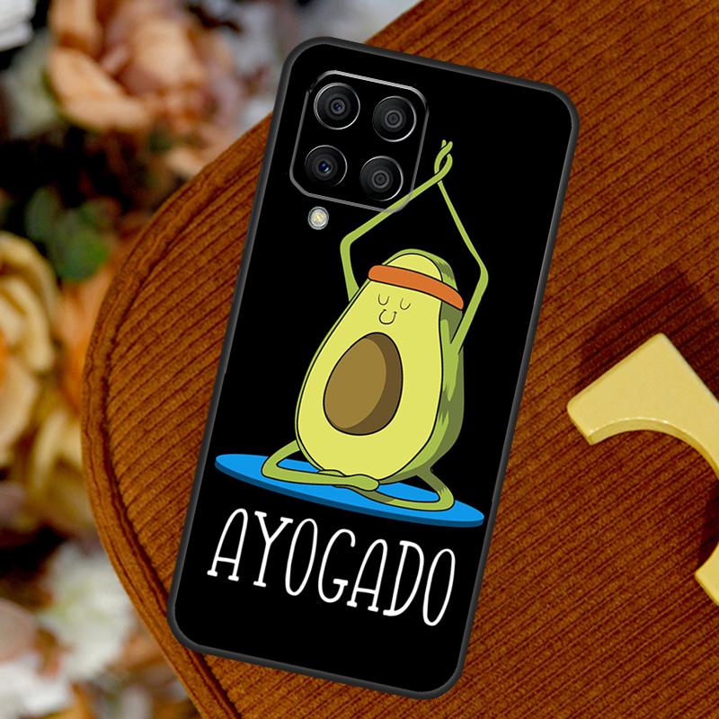 Funny Cartoon Avocado For Samsung Galaxy M14 M34 M54 M12 M32 M52 M53 M33 M13 M20 M15 M55 M31s M30s M21 M51 Case