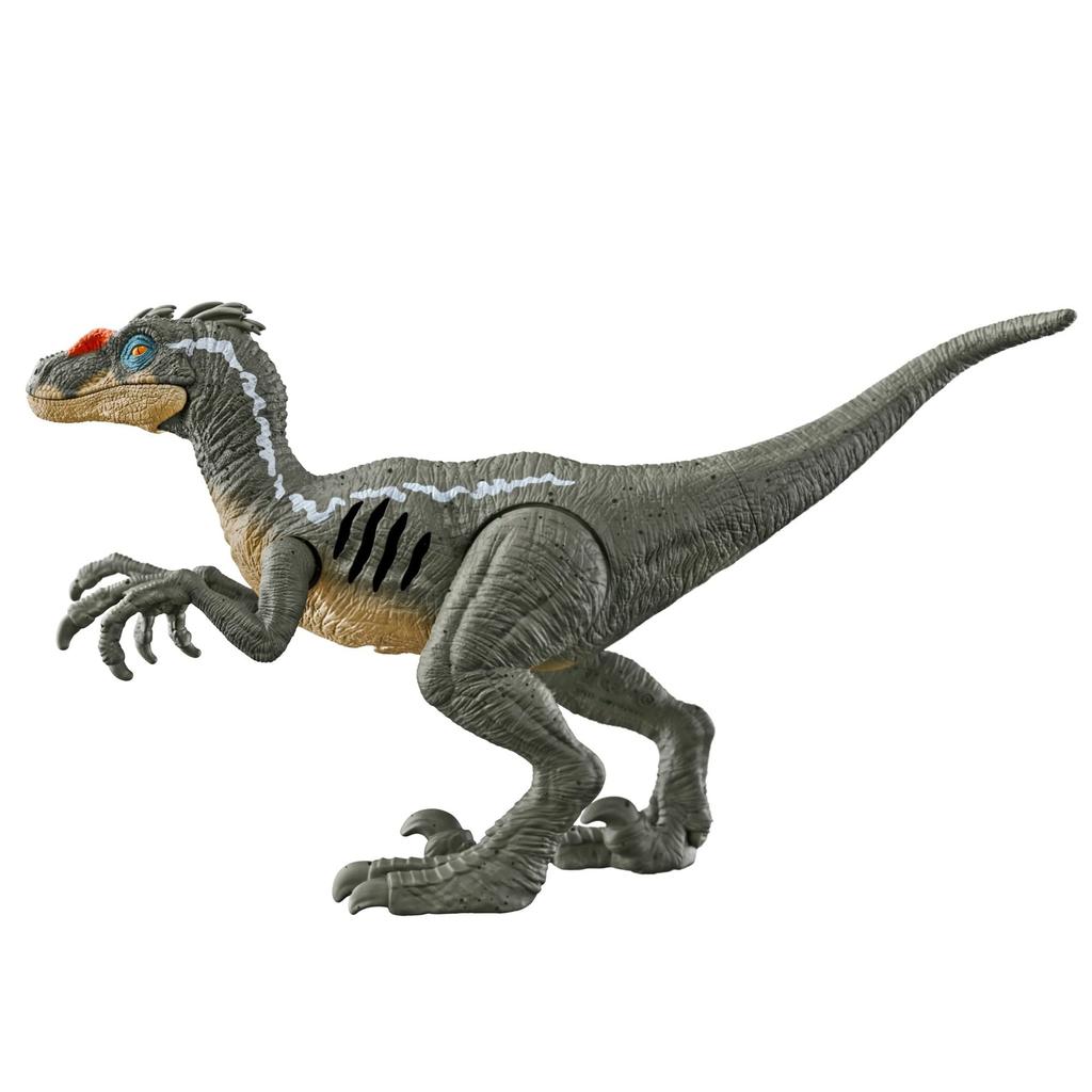 Mattel Jurassic World Shining Velociraptor Approximately for Ages 4 and Up Damaged! (Total Length 19.8cm) (HNC11)