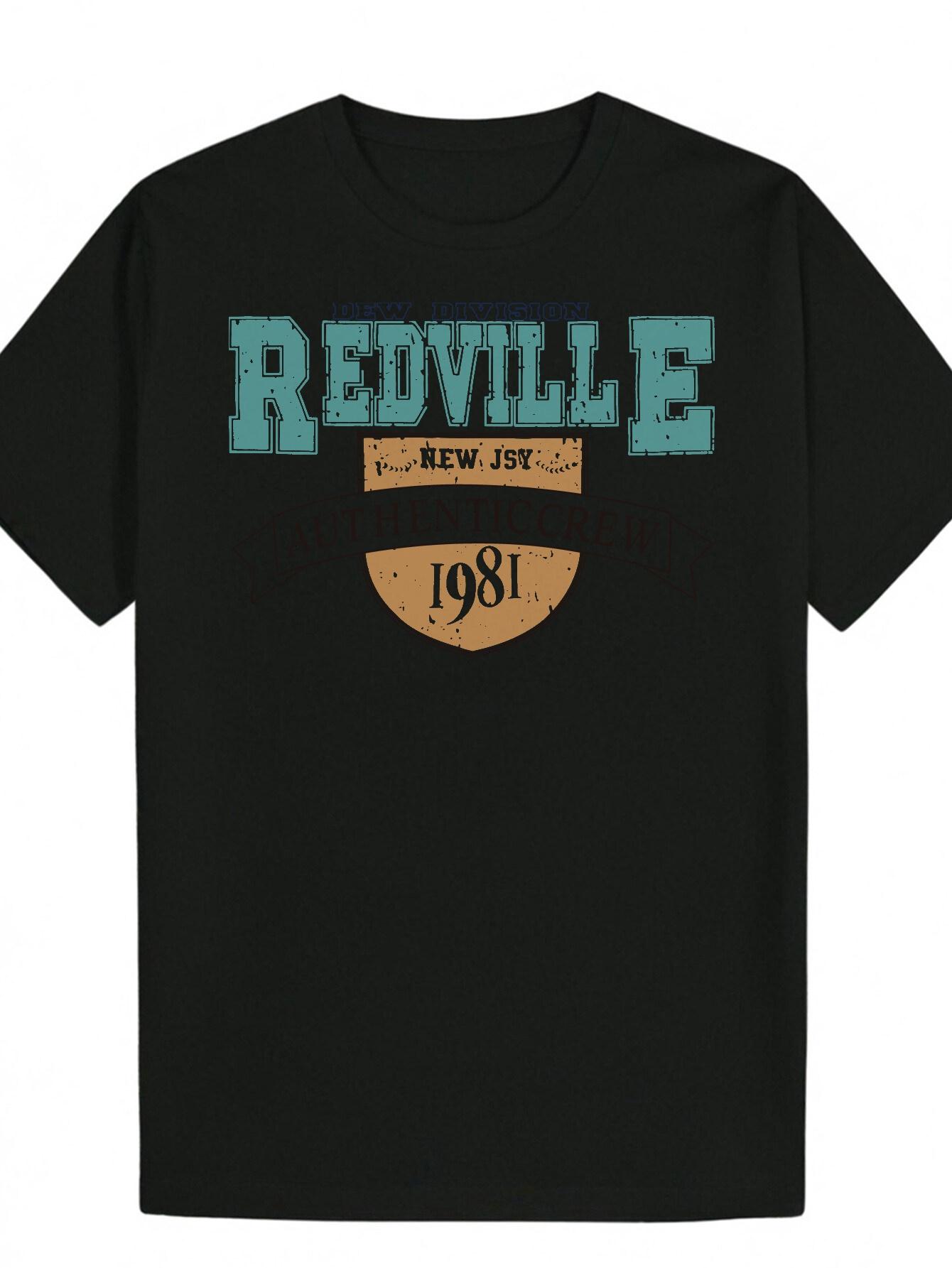 Vintage Redville Graphic T-shirt - Distressed 1988 Retro Design XXXXL