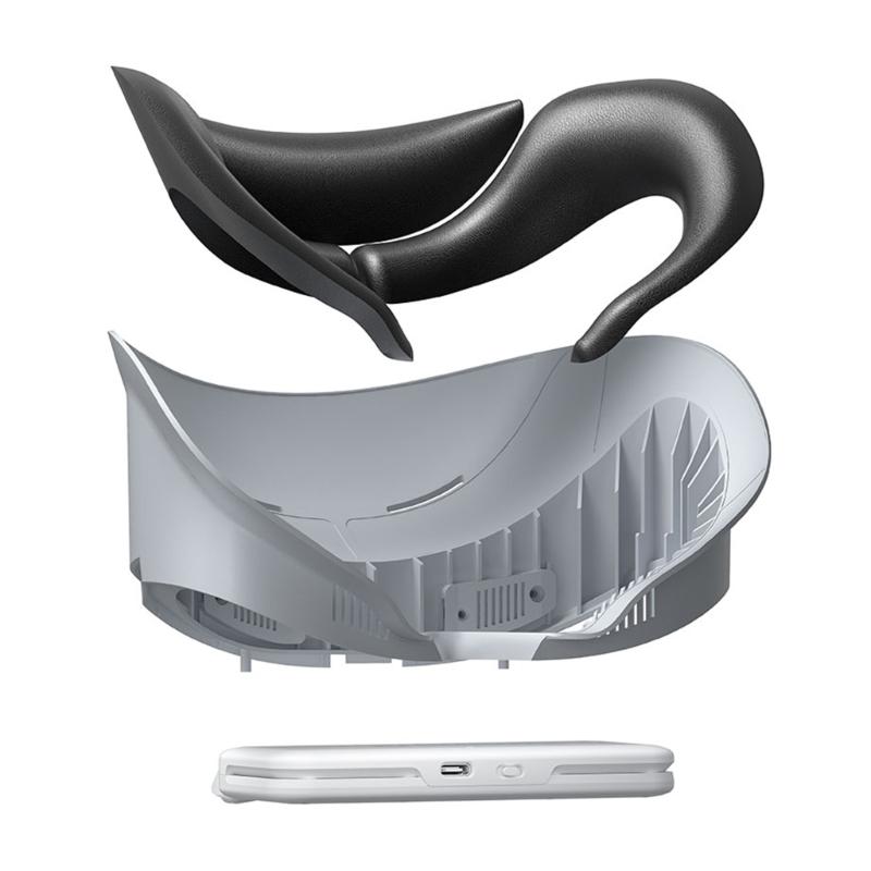 Lightproof Facial Cushion Interface Brackets for Pico 4 VR Headset Ice Cloth/PU Pads Frame Face Cushion Pads Accessory