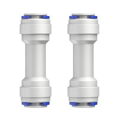 2Pcs 3/8inch Push To Connect Check Valves Straight Quick Connect Check Valves for Water Reverse Osmosis System Enduring