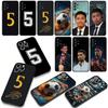Football No 5 Soccer No5 Number Phone Cover Case for Xiaomi Redmi Note 15 11 9 10 Pro Plus A5 9A 9T 10A 10C 9C NFC 15C 8T Casing