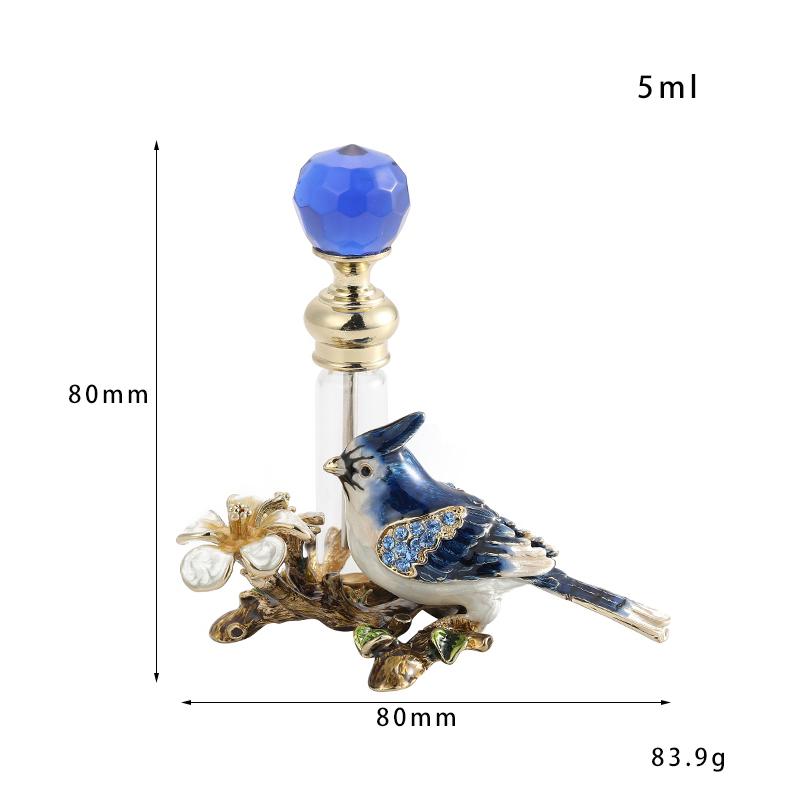 1PC 5/7/10/12/15/25/30/40ml Refillable Empty Perfume Bottles Crystal Glass Essential Oil Bottle Home Decor Wedding Party Gift