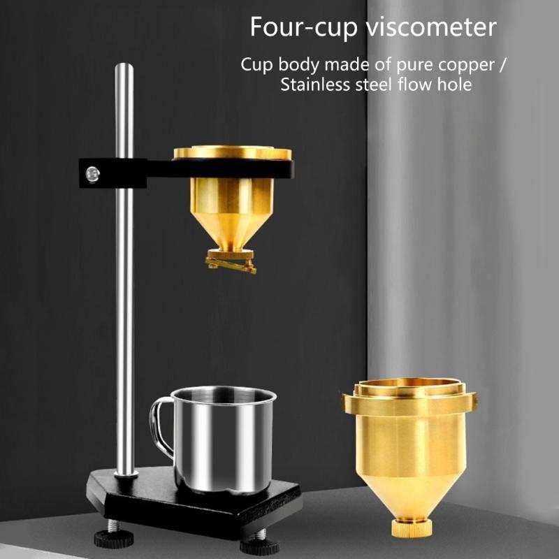 High Accuracy Brasses Construction Viscometer Flows Cup Ensuring Long Terms Accuracy for Viscosity Measurement Use