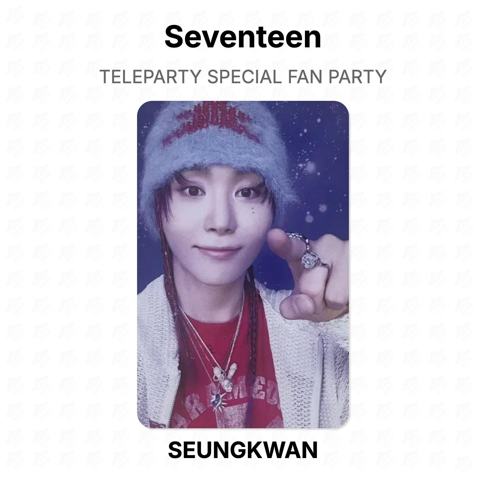 Seventeen TELEPARTY SPECIAL FAN PARTY Official Photocard SEUNGKWAN