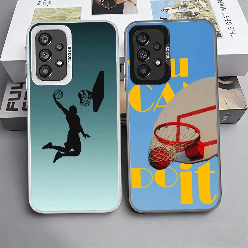 Basketball Sports Aesthetics Soft Phone Case for Samsung A17 A16 A15 A14 A13 A57 A56 A55 A54 A53 A37 A36 A35 A34 A33 A26 A25 A24