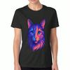 Freche Katzenfrau Unisex Baumwoll-T-Shirt, Reine Baumwolle Hochwertiger Druck, Langlebig, Lustig Und Lässig Mode. Rosa Kitty Grafik-T-Shirt für Katzenliebhaber. Uni
