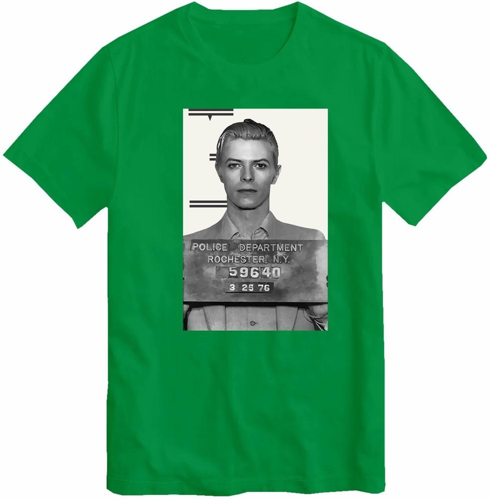 DAVID BOWIE MUGSHOT TSHIRT S