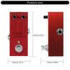 Practical Multi Effects Processor Aluminum Alloy Design Portable Effects Controller Perfect for Guitar Bass Performances