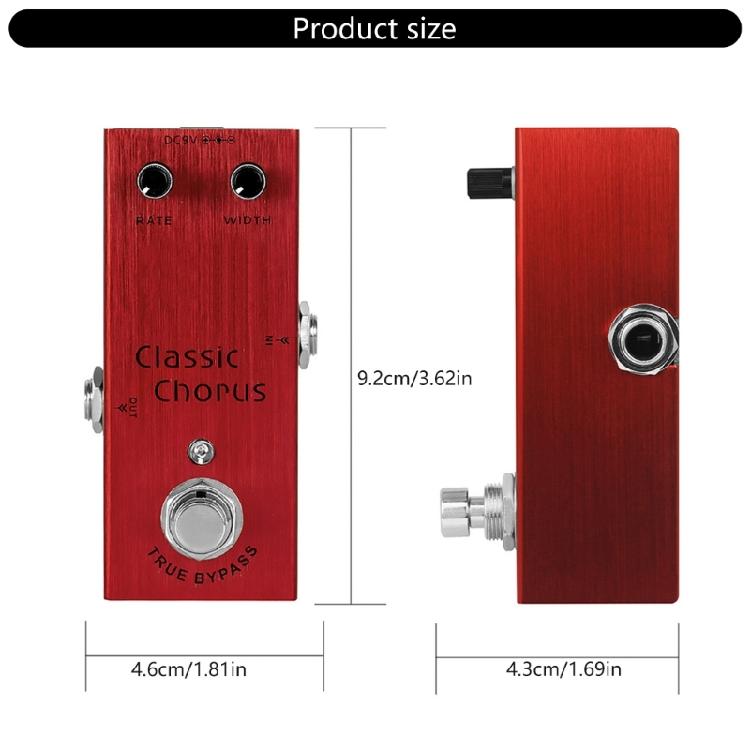 Practical Multi Effects Processor Aluminum Alloy Design Portable Effects Controller Perfect for Guitar Bass Performances
