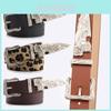 Fall Fashion Statement Pu Leather Belt With Metal Clasp For Trendy Unisex Style