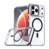KEYSION HD Transparent Magnetic Case for MagSafe for iPhone 17 Pro Max Wireless Charging Shockproof Phone Cover for iPhone17 Air
