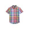 Polo Kids Plaid Seersucker Short Sleeve Shirt Cwpowovt6820378999