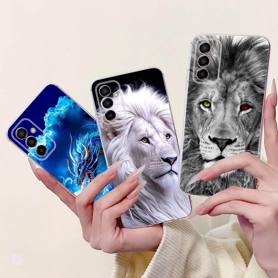 Case For Samsung Galaxy M13 M23 M33 M53 5G Cover SM-M236B SM-M336B SM-M536B SM-M135F Popular Dragon Cartoon Soft Silicone Bumper