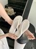 Soft-soled flip-flops women's summer outer wear 2025 flat bottom with skirt thick-soled beach foot splint cool slippers tide