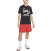 Nike Dri-FIT Kurzarm-Trainings-T-Shirt mit Buchstaben-Print für Herren, Oberteile, Schwarz, FD0135-010
