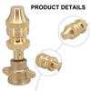 High Pressure Missile Nozzle Brass Straight Jet Nozzle  Agriculture Farm Use