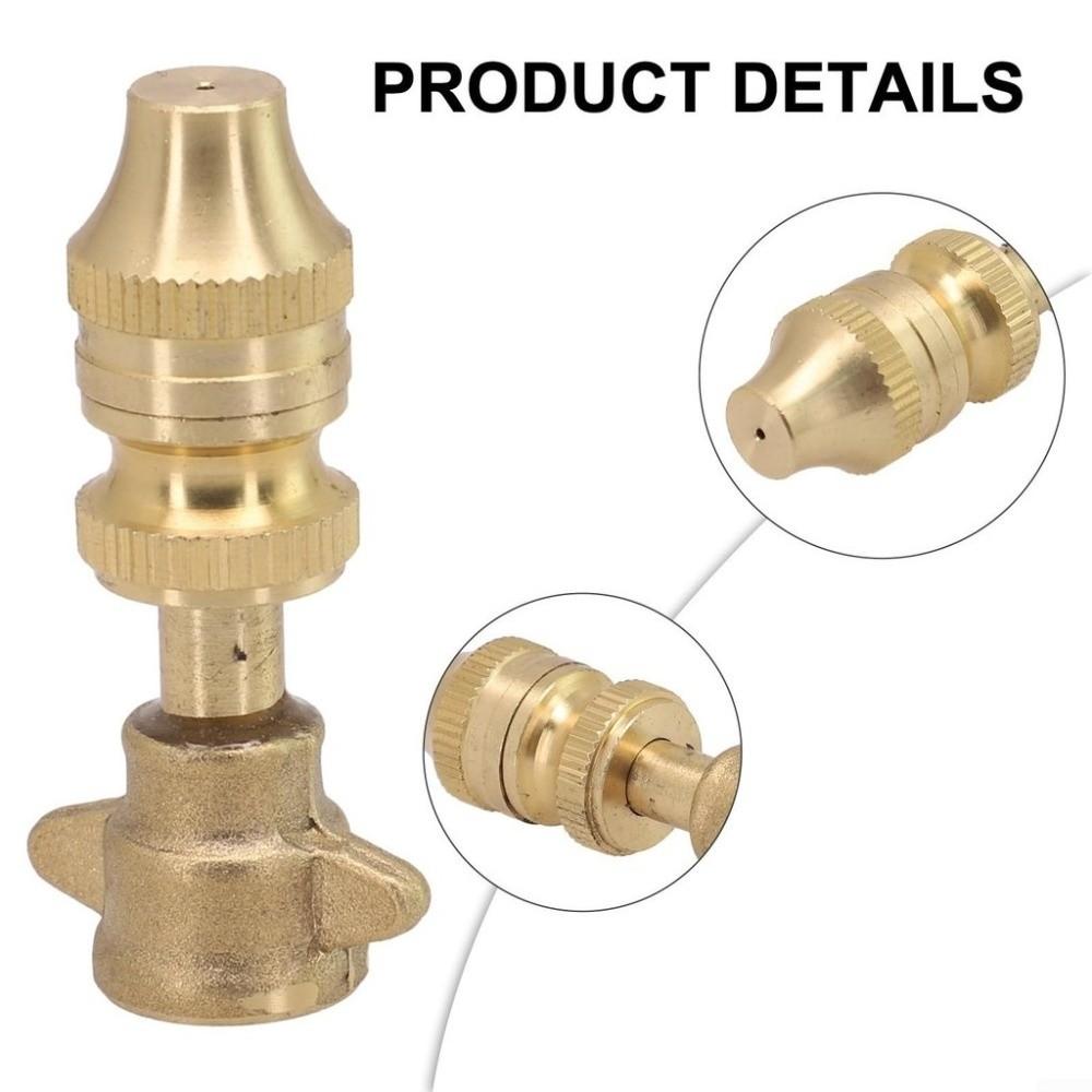 High Pressure Missile Nozzle Brass Straight Jet Nozzle Agriculture Farm Use