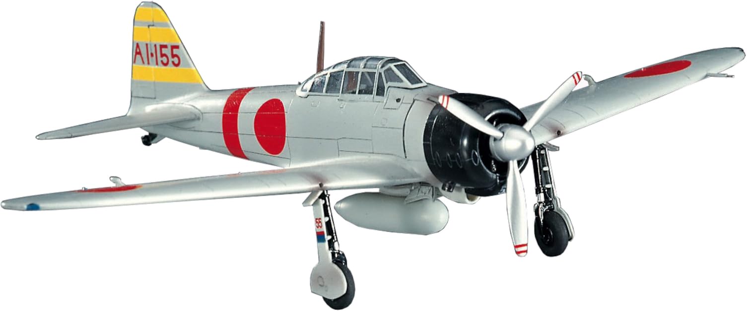 

Hasegawa Imperial Japanese Navy Mitsubishi A6M2 Zero Fighter Type 21 Plastic Model Kit D21 1/72
