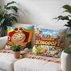 Hot Game C-Cookie Run Kingdom Pillow Case Living Room Sofa Decorative Cushion Cover Simple Household Light Luxury Printed Pillow