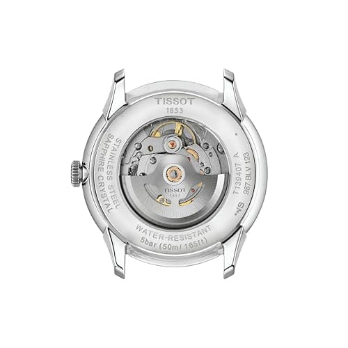 TISSOT Chemin des Tourelles Watch with Bracelet, Blue Dial, Officially Imported, Men's, T1394071104800