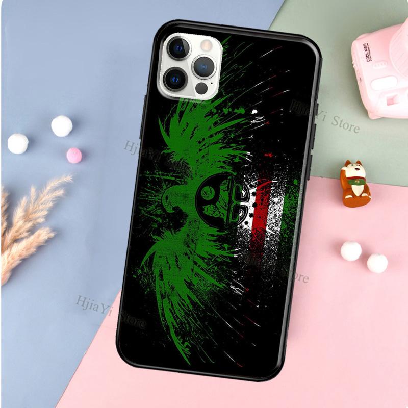 Tschetschenische Wappen Hülle für iPhone 13 12 Pro Max 12 Mini X XR XS Max 11 Pro Max 7 8 Plus SE 2020 Telefonabdeckung