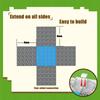 Magnetic Building Blocks Mine World Magnetic Base Plate Variety Baseplates Match DIY For Kids Set Magnet Cube Sensory Toys Gift