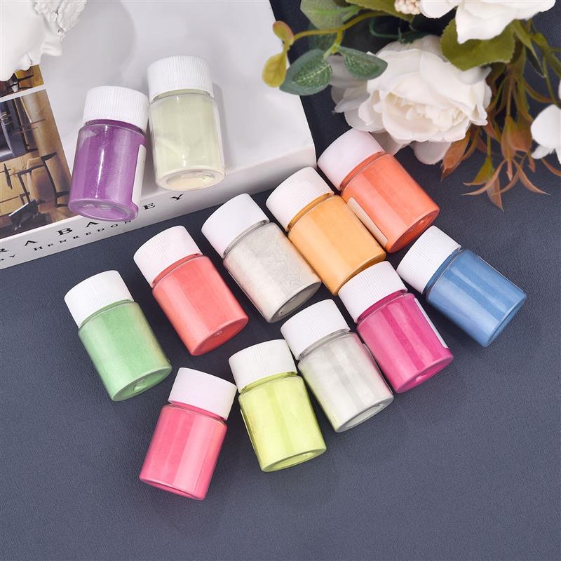 20g/Bottle Noctilucent Natural Mica Mineral Powder Soap Candle Epoxy Resin Dye Pearl  DIY Jewelry Crafts Making Accessory