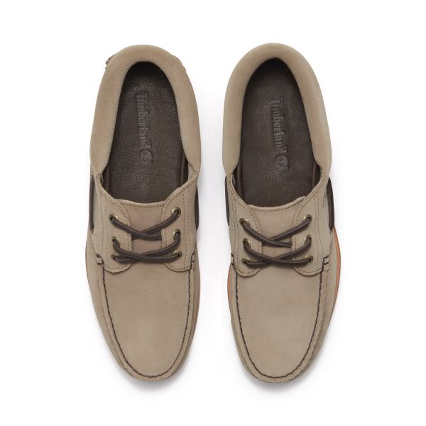 Timberland Authentics Series Comfortable Versatile Boat Shoes Men Shoes Brown A2PDQET5