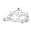 Decorative Iron Toilet Paper Holder/Roll Dispenser, Easy Installation, Retro Towel Holder for