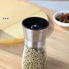 Zhishi Manual Glass Pepper and Salt Grinder Set